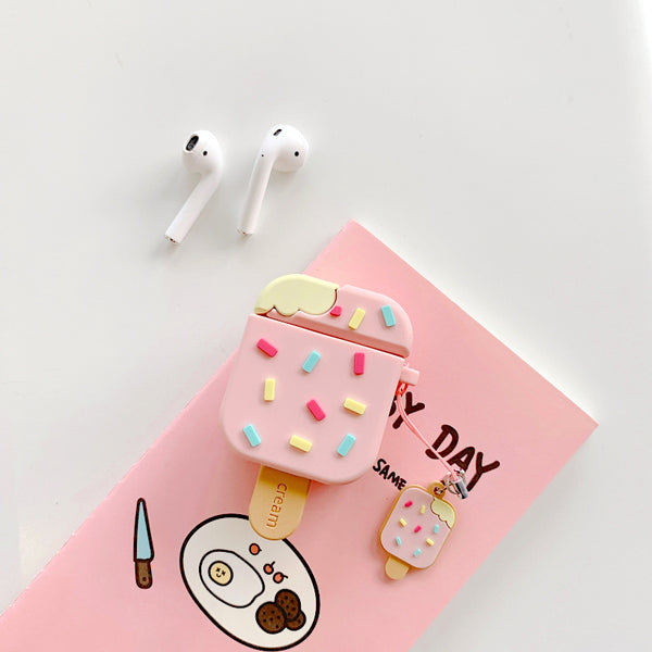 Paper Bear Shop Kawaii Popsicle AirPod Case