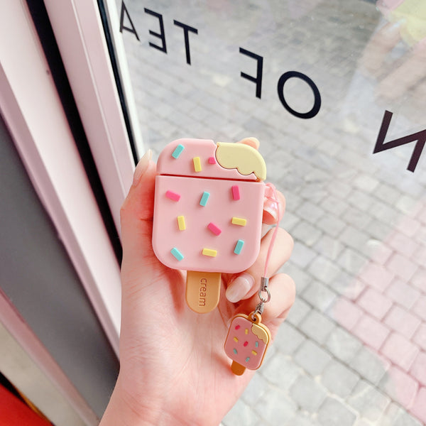 Paper Bear Shop Kawaii Popsicle AirPod Case