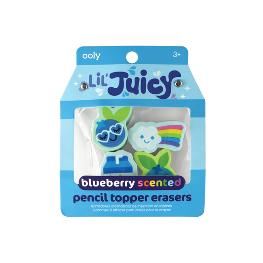 Lil’ Juicy scented topper erasers