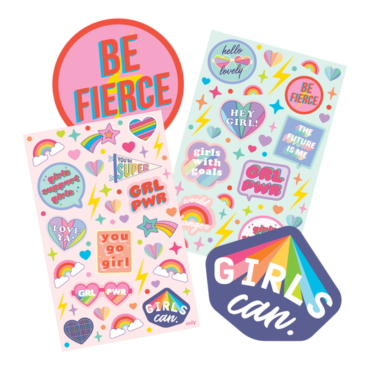 Paper Bear Shop OOLY Scented Scratch Stickers: GRL PWR