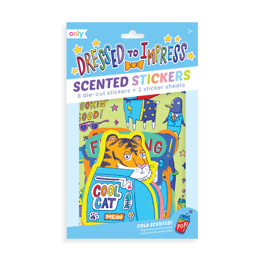 Paper Bear Shop OOLY Scented Scratch Stickers: Dressed to Impress