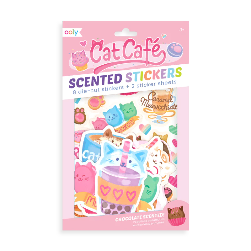 Scented Scratch Stickers - Cat Café 