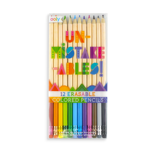 UnMistakeAbles Erasable Colored Pencils - Set of 12