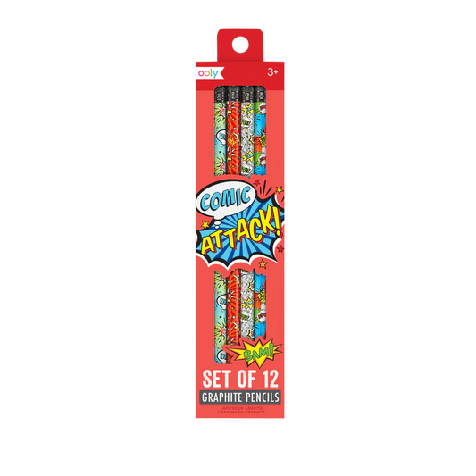 Graphite Pencils - Set of 12 - Comic Attack