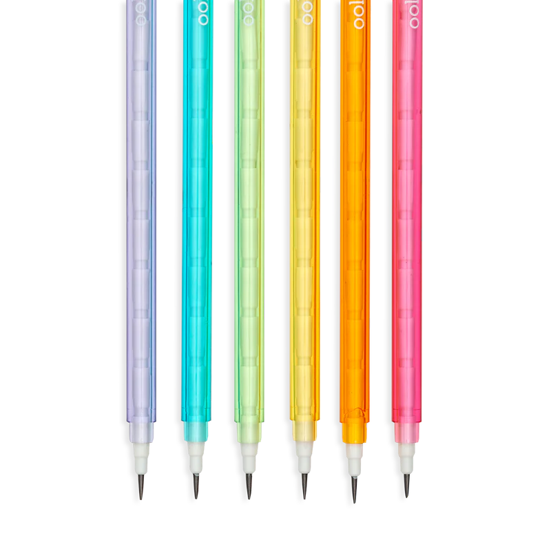 Stay Sharp Rainbow Pencils - Set of 6