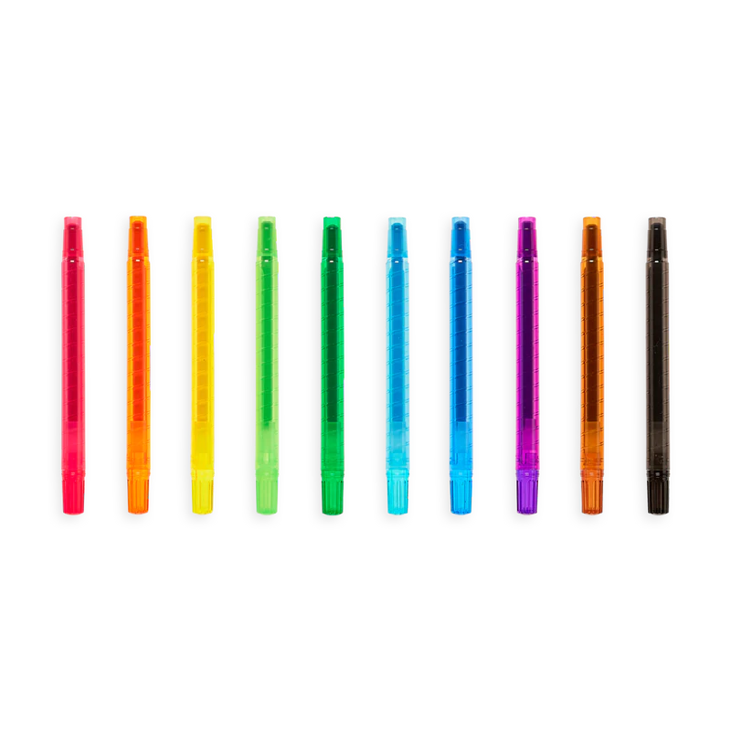 Yummy Yummy Scented Twist Up Crayons (Set of 10)