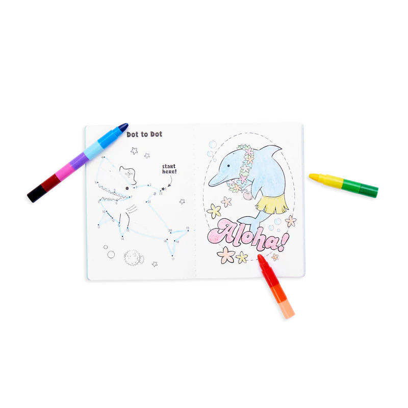 Mini Traveler Coloring & Activity Kit - Outrageous Ocean