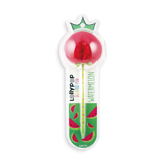 Paper Bear Shop OOLY Sakox: Scented Lollypop Pen - Watermelon