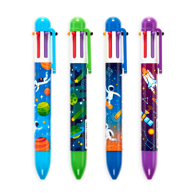 6 Click Pens - Display of 24 - Astronaut