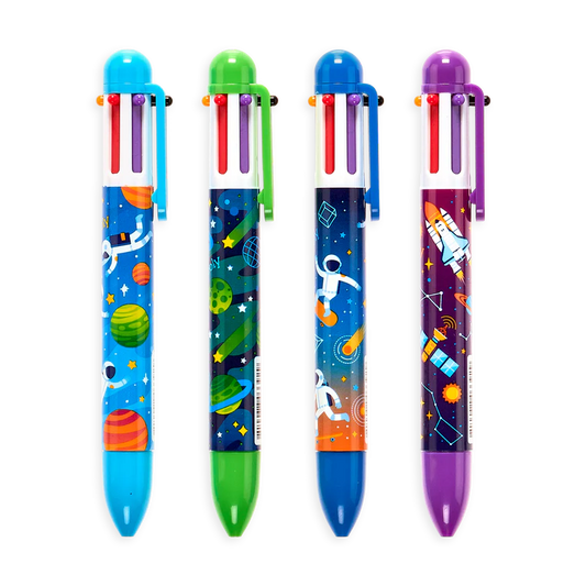 6 Click Pens - Display of 24 - Astronaut
