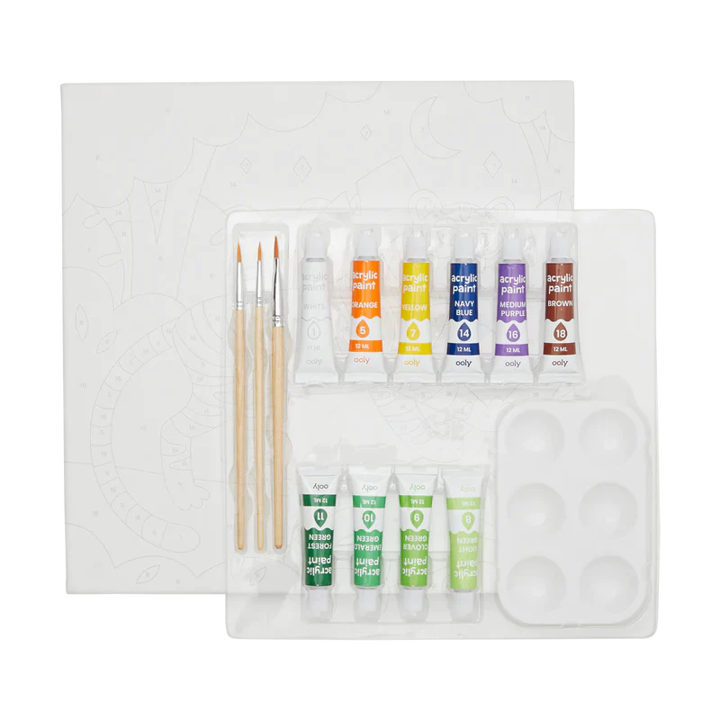 Colorific Canvas Paint By Number - Terrific Tiger