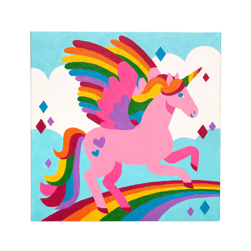 Colorific Canvas Paint by Number Kit - Magical Unicorn