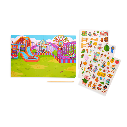 Paper Bear Shop OOLY Set The Scene Transfer Stickers Magic - Day At The Fair
