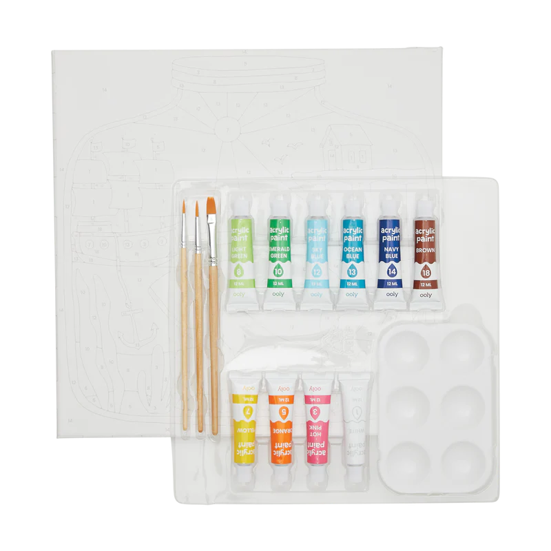 Colorific Canvas Paint By Number - Tiny Treasures