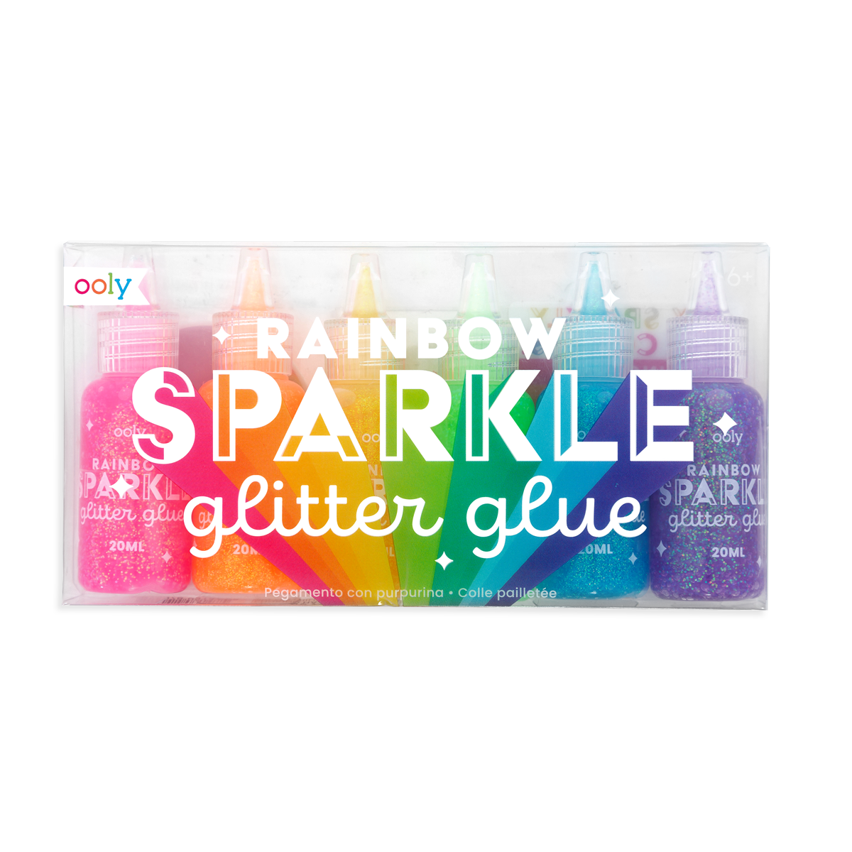 Paper Bear Shop OOLY Rainbow Sparkle Glitter Glue