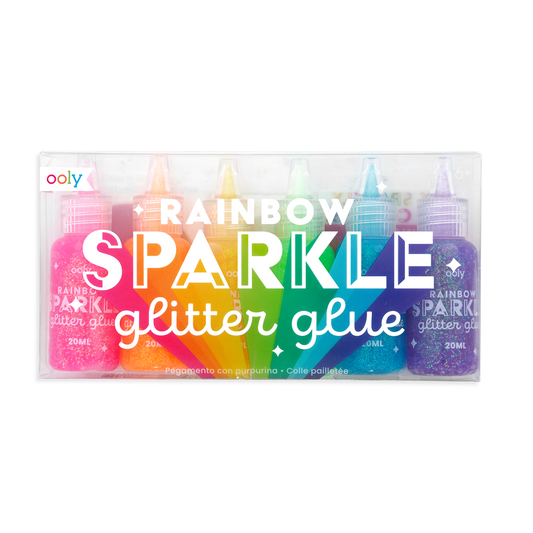 Paper Bear Shop OOLY Rainbow Sparkle Glitter Glue