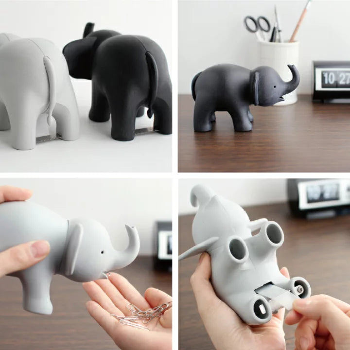 Qualy elephant tape dispenser and pin holder 