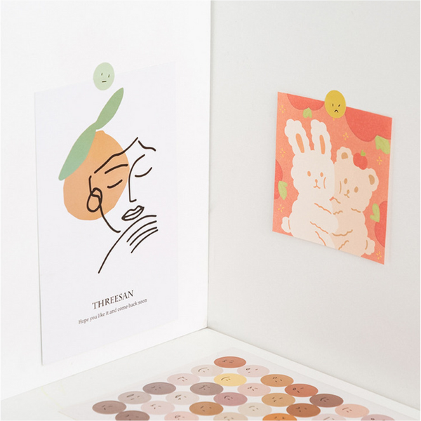 Paper Bear Shop Kawaii emoji stickers
