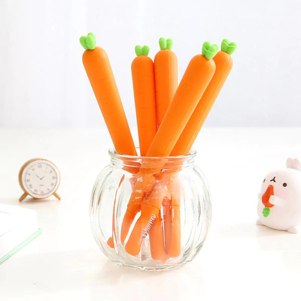 Paper Bear Shop kawaii carrot gel ink pen