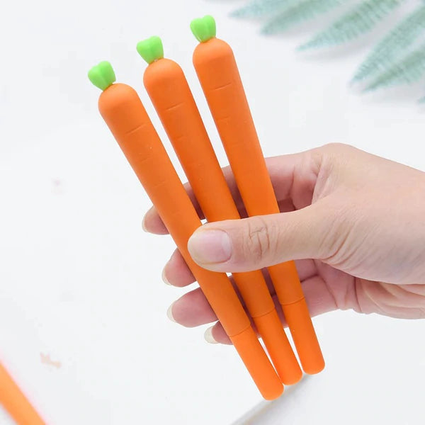 Paper Bear Shop kawaii carrot gel ink pen