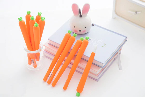 Paper Bear Shop kawaii carrot gel ink pen