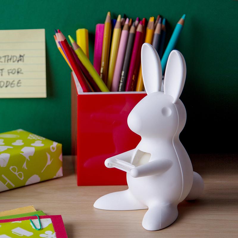Paper Bear Shop QUALY desk bunny tape dispenser
