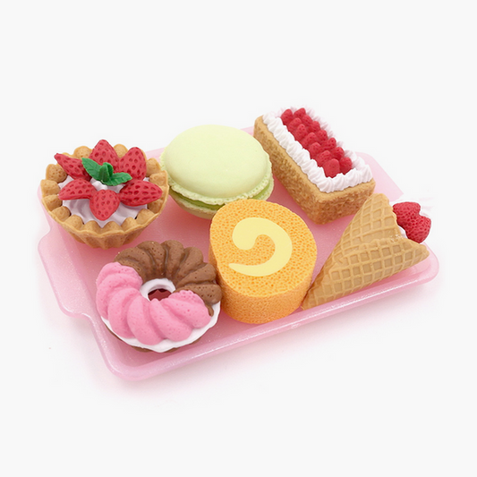 Paper Bear Shop Kawaii Iwako French Pastry Eraser Set