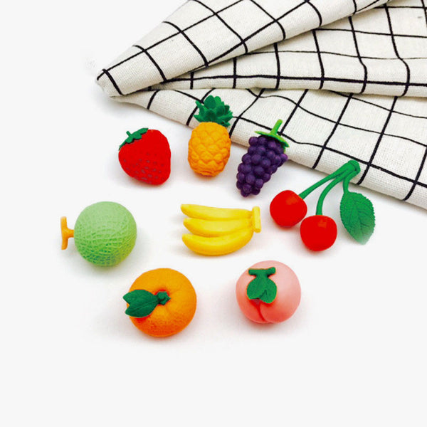 Paper Bear Shop Kawaii Iwako Fruits Eraser Set
