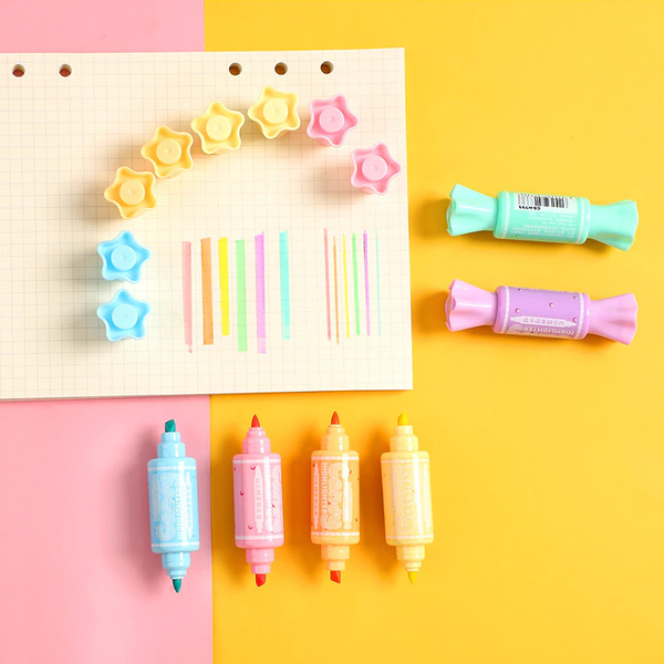 Paper Bear Shop Kawaii Mini Candy Highlighters (