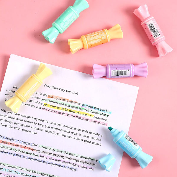 Paper Bear Shop Kawaii Mini Candy Highlighters (