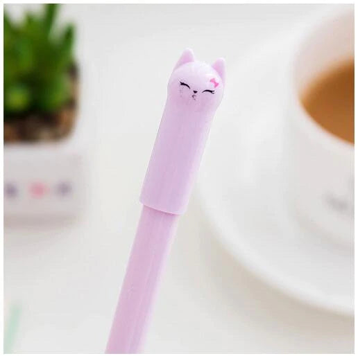 Paper Bear Shop Kawaii Momo Cat Gel Ink Pen