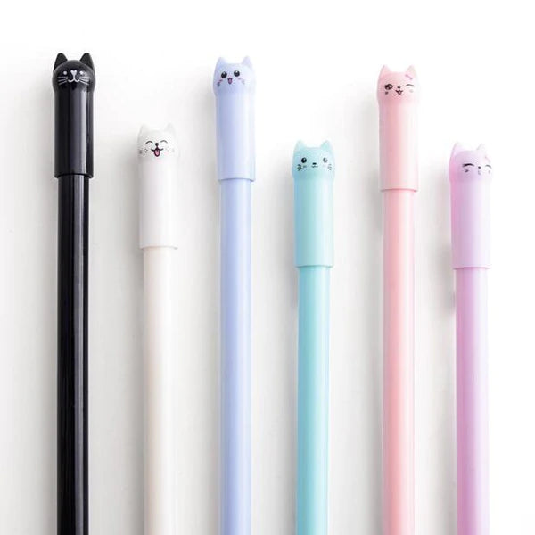 Paper Bear Shop Kawaii Momo Cat Gel Ink Pen