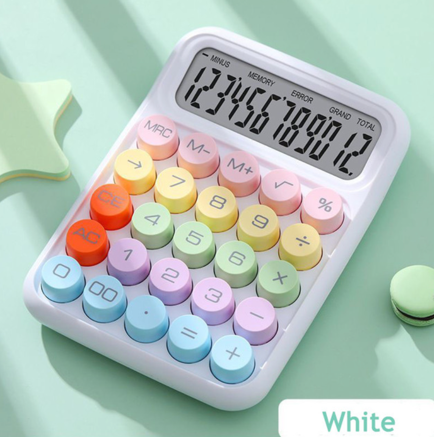 Kawaii Candy Calculator (3 colors)