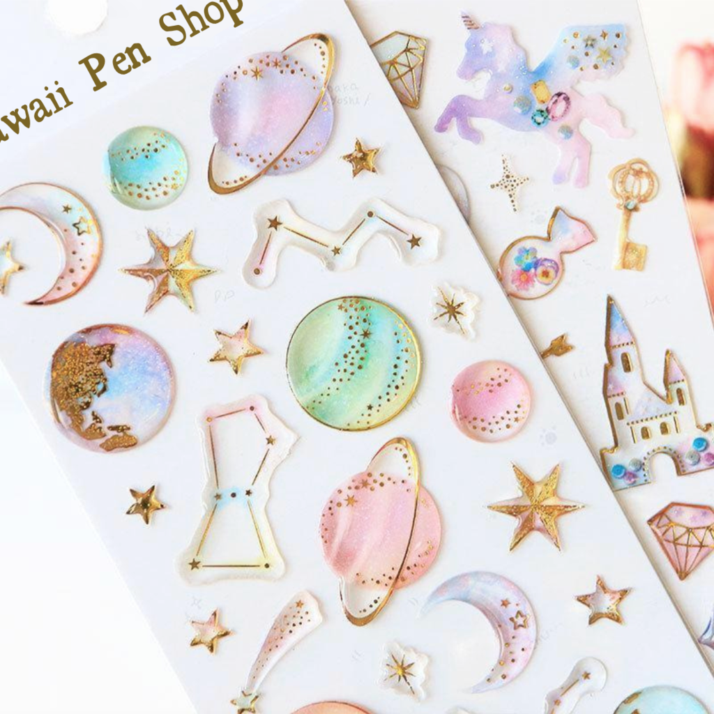 Paper Bear Shop -Sweet Dream Star Stickers - Online Stationery Qatar
