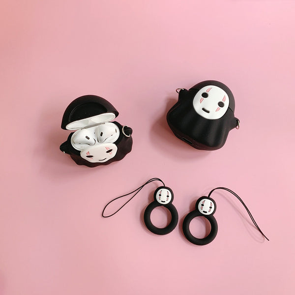 Paper Bear Shop Kawaii Kaonashi airpod case