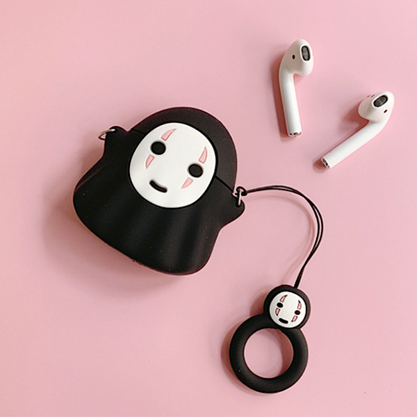 Paper Bear Shop Kawaii Kaonashi airpod case